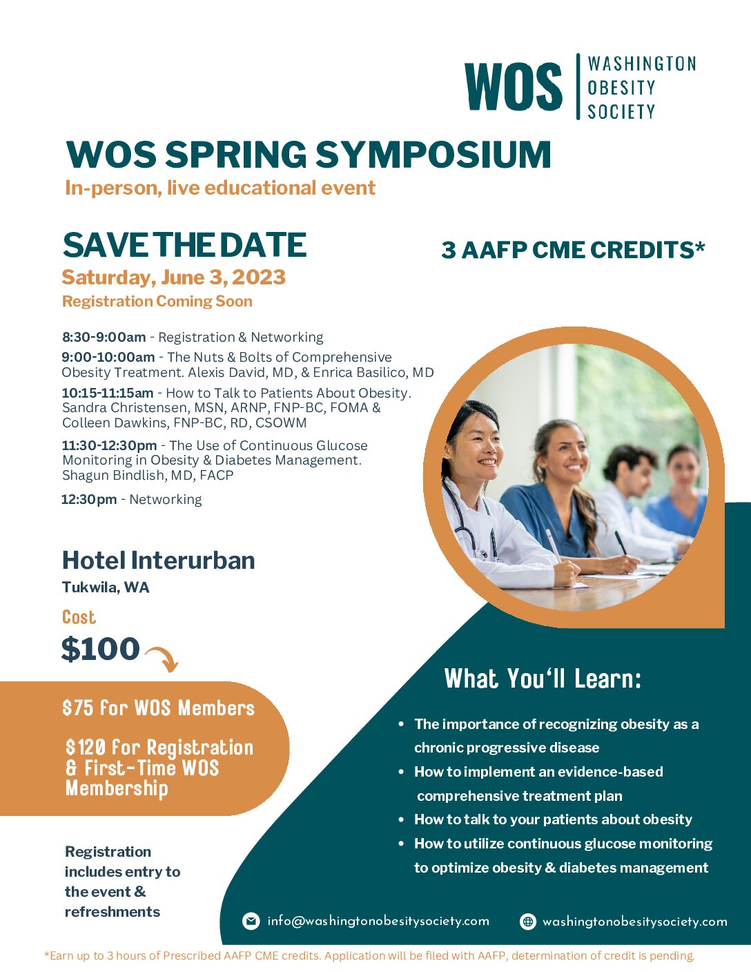 Washington Obesity Society Spring Symposium